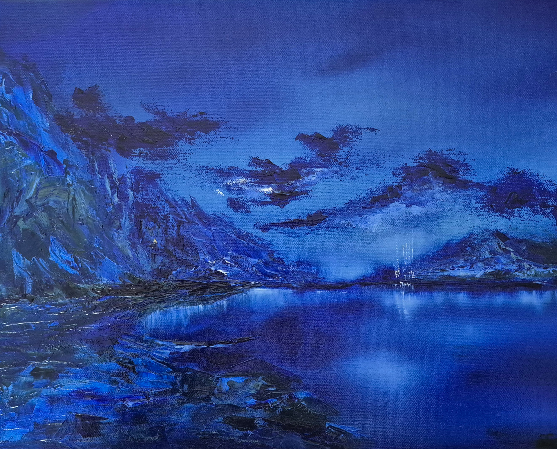 Silent Keepers - Acrylic and oil on canvas by Sedef Ünlü